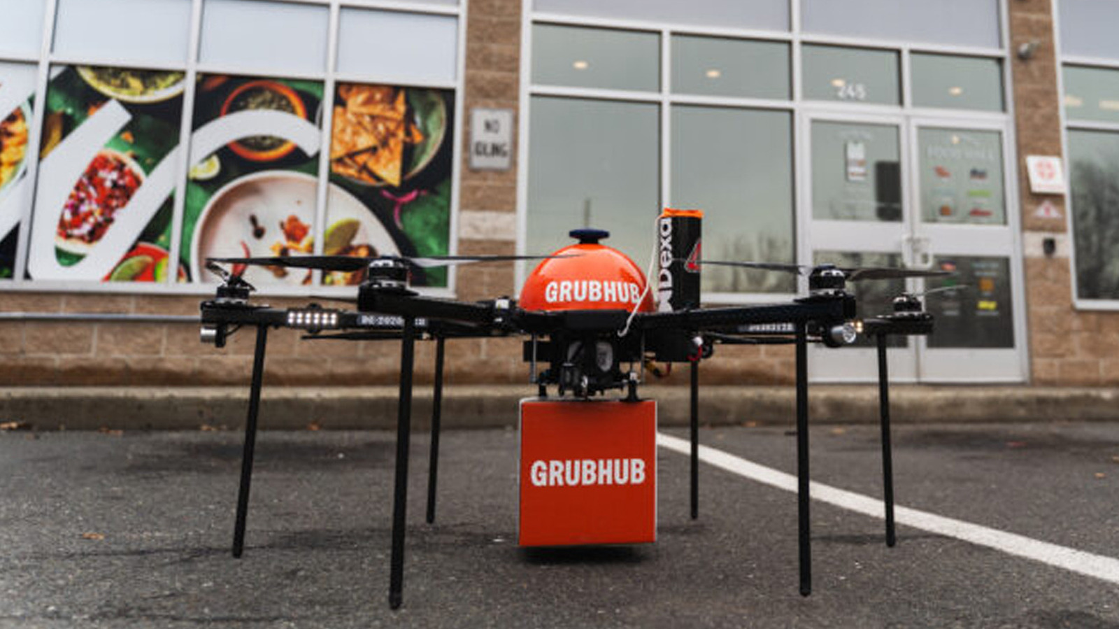 Grubhub and parent company Wonder have teamed up with a drone delivery company to test food delivery using an automated drone pilot program in New Jersey.