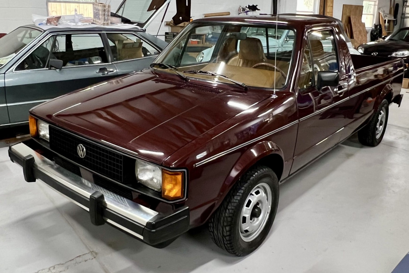 This 1981 Volkswagen Rabbit Pickup is one of approximately 500 Sportruck editions produced, and it is said to have been used by its original owner as a shop truck at Queensboro Volkswagen in New York until 2007, when it was purchased by the seller. The truck …