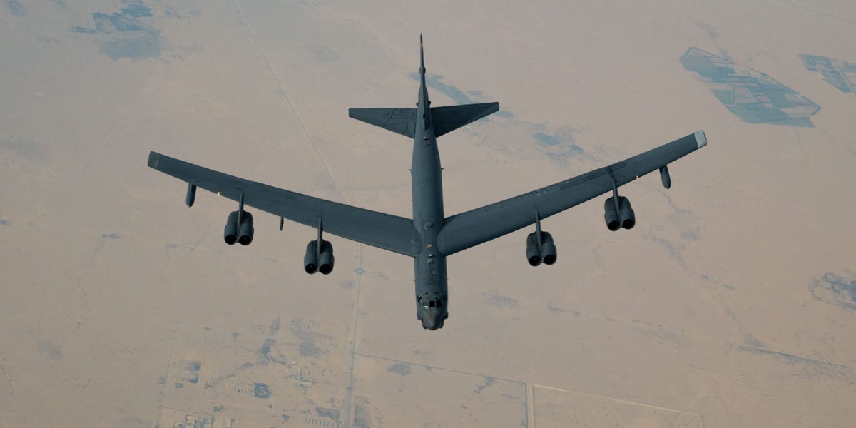 US Air Force B-52 Stratofortress bombers are now flying combat missions in Iran.