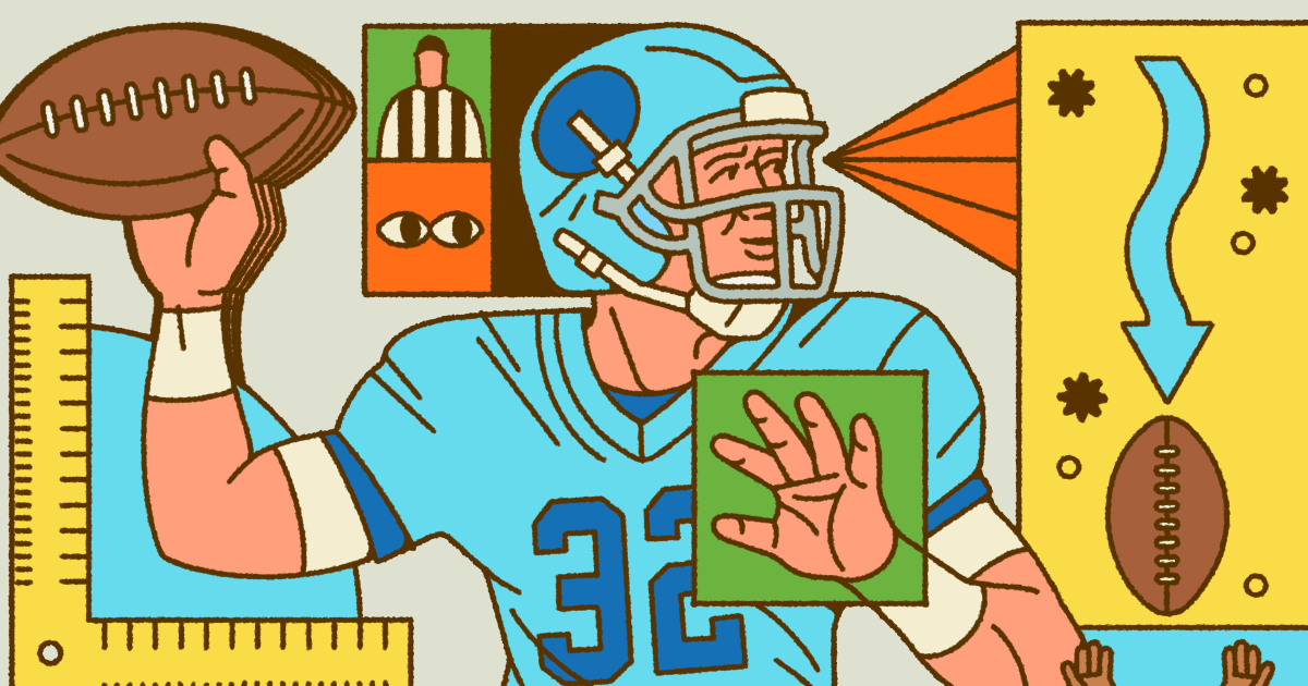 To be a top selection in the NFL draft, prospects must not only be good on the field. They also need the right hand size, wingspan and 40-yard dash time.