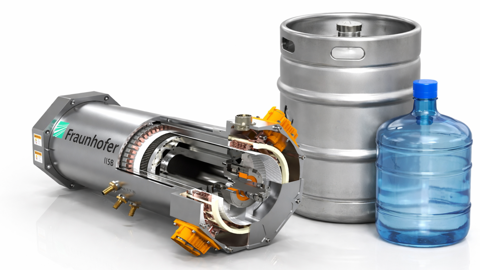 The 12.5kg gas cylinder-sized motor achieves 8 kW per kilogram with a fault-tolerant design, targeting hydrogen hybrid regional aircraft under Project AMBER.