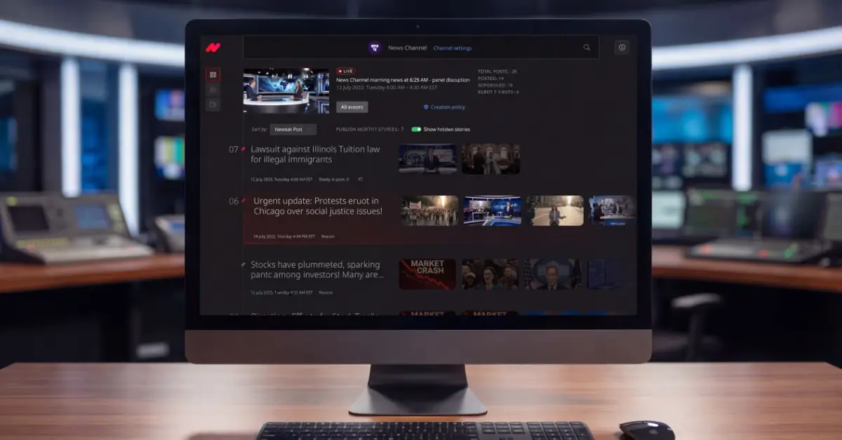 Matthew Keys / TheDesk.net:
Ad tools provider Amagi tests Newspulse, which uses AI to help TV stations convert news broadcasts into social media clips; a broader release is planned in June&nbsp; —&nbsp; Amagi has unveiled a new tool called Newspulse that uses artificia…