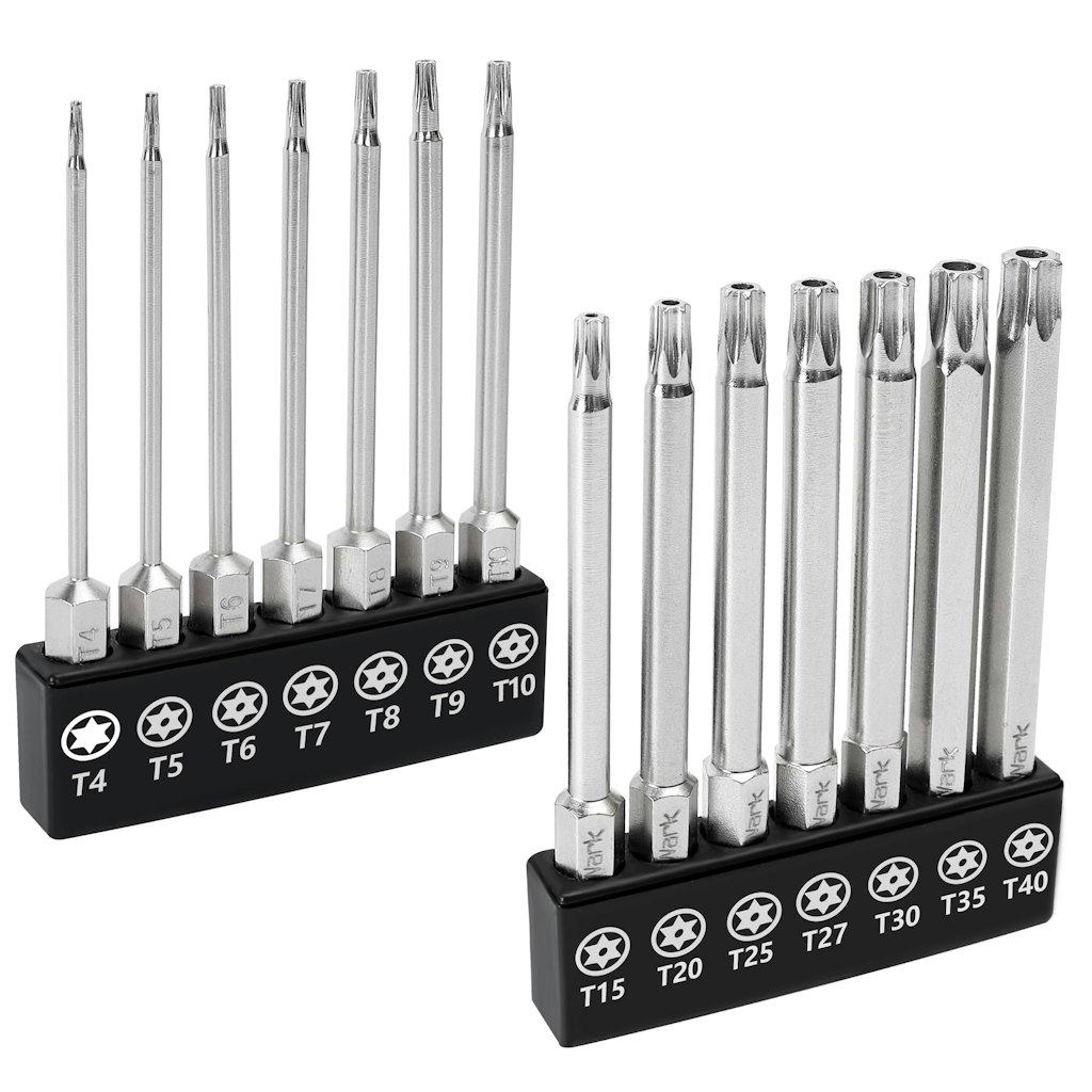 At Amazon, get the MulWark 14-Pc Security Torx Bit Set for $10.39 when you clip the coupon on the product page. It's the best price that Amazon has charged for it. The 14 bits span T4 through T40 in tamper-proof Torx sizes, are made from S2 steel with a rust-…