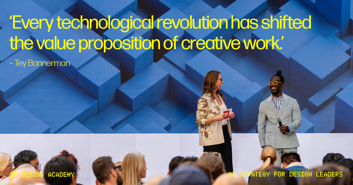 an interview with tey bannerman on the iF design academy course, teaching creative decision makers to bridge AI strategy with human reality. 
The post tey bannerman on why AI strategy is the new essential skill for design leaders appeared first on designboom …