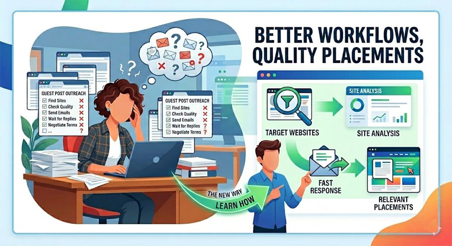 Learn how to get quality guest posts without wasting time on cold outreach. A practical guide for SEO teams, bloggers, agencies, and website owners.