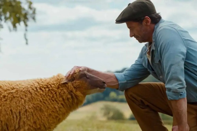 Julia Louis-Dreyfus and Bryan Cranston play British sheep turned ace detectives when their shepherd (Hugh Jackman) dies under mysterious circumstances.