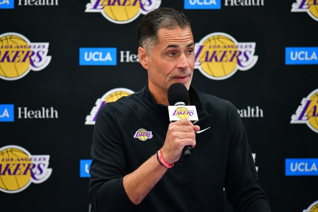 Big changes are coming to the Los Angeles Lakers. Rob Pelinka details a "full rebuild" that includes partnering with the Dodgers for major upgrades. The post Lakers Undergoing ‘Full Rebuild and Retool’ This Offseason appeared first on LA Sports Report.