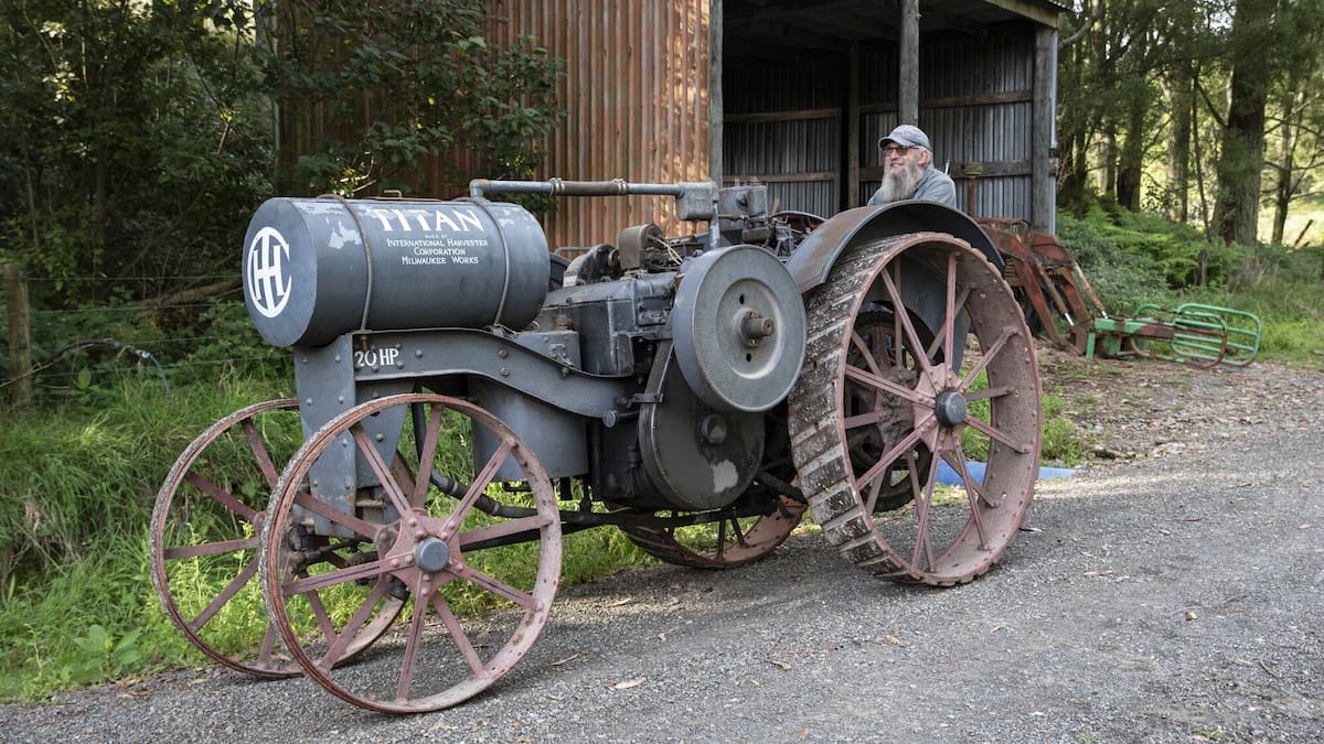 The 1917 tractor was sent from the US to Britain to boost wartime food production.