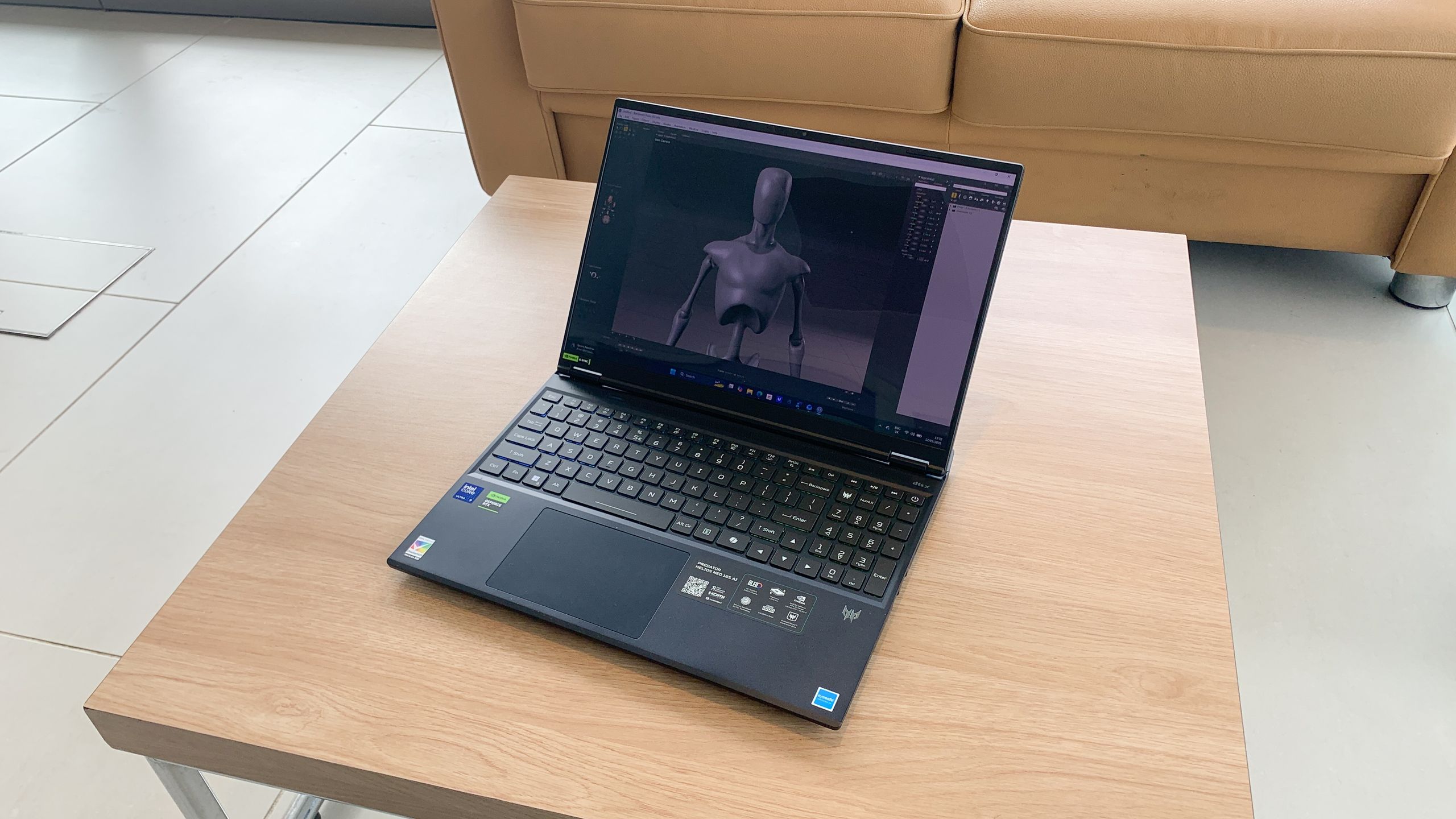 The Acer Predator Helios Neo 16S AI might only have a laptop GPU but it still excels with its fast processing power