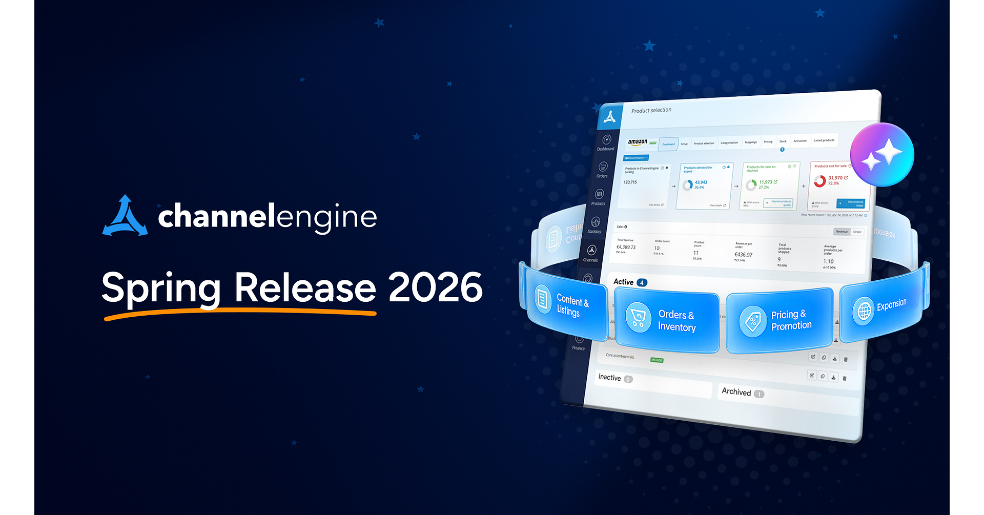 ChannelEngine's Spring '26 Release introduces AI-powered product data generation and early connections to agentic commerce platforms, including Google AI Mode and Microsoft Copilot LEIDEN, Netherlands and NEW YORK, May 12, 2026 /PRNewswire/ -- ChannelEngine t…