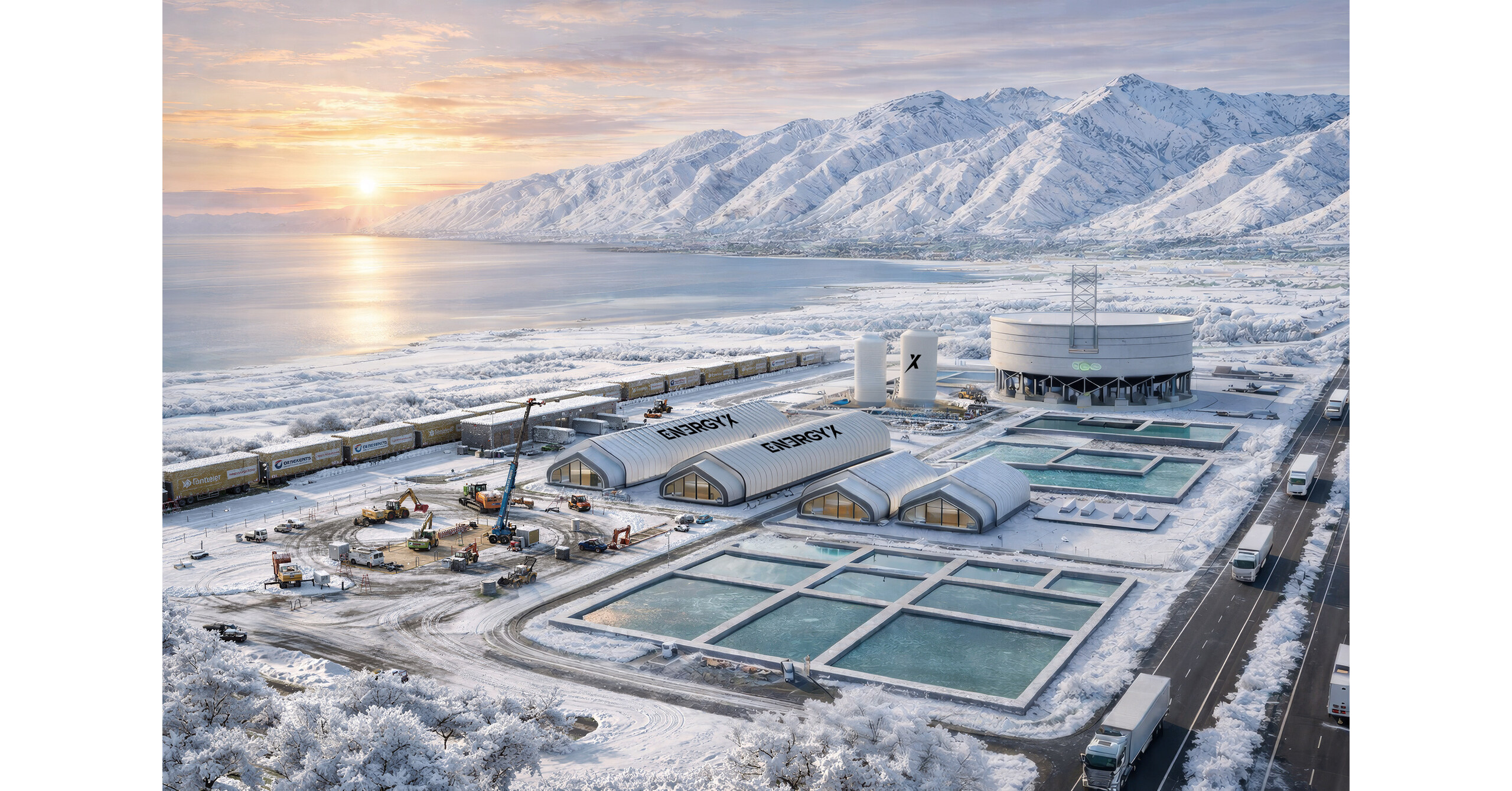 HIGHLIGHTS: ● EnergyX and Compass Minerals enter into an agreement to advance EnergyX's planned 30,000 tpa commercial-scale direct lithium extraction (DLE) and refinery plant near Utah's Great Salt Lake; the EnergyX project has been named Project Powder Hound…