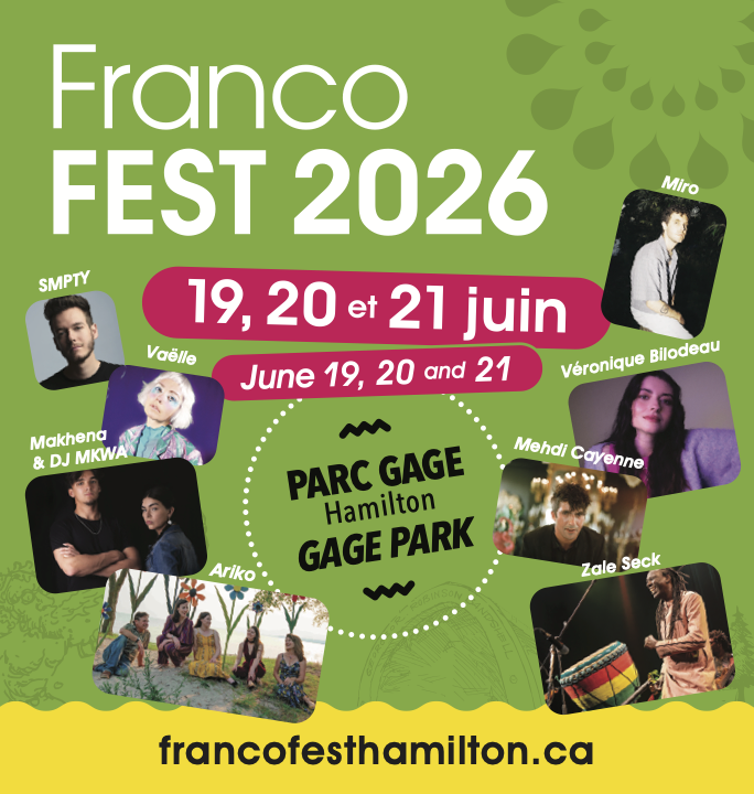Hamilton's foremost purveyor of French-Canadian and global French-speaking music and art, FrancoFEST, has announced its 2026 lineup, with