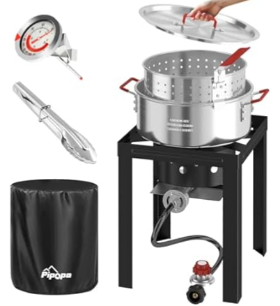 At Woot, get deals on a large selection of BBQ and outdoor essentials. We've pictured the 10-Quart Fish Fryer Pot with Lid for $44.99 (low by $35). Sale ends May 17 at 1am ET. Shop Now at Woot! An Amazon Company