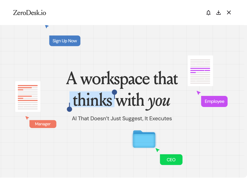 AI-native workspace where your files, tasks, and AI work together