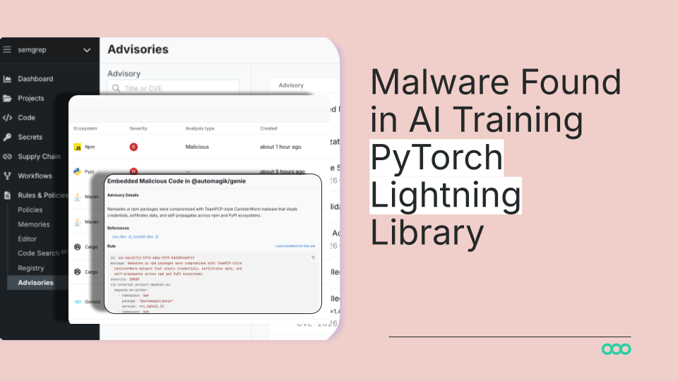Article URL: https://semgrep.dev/blog/2026/malicious-dependency-in-pytorch-lightning-used-for-ai-training/
Comments URL: https://news.ycombinator.com/item?id=47964617
Points: 3
# Comments: 0