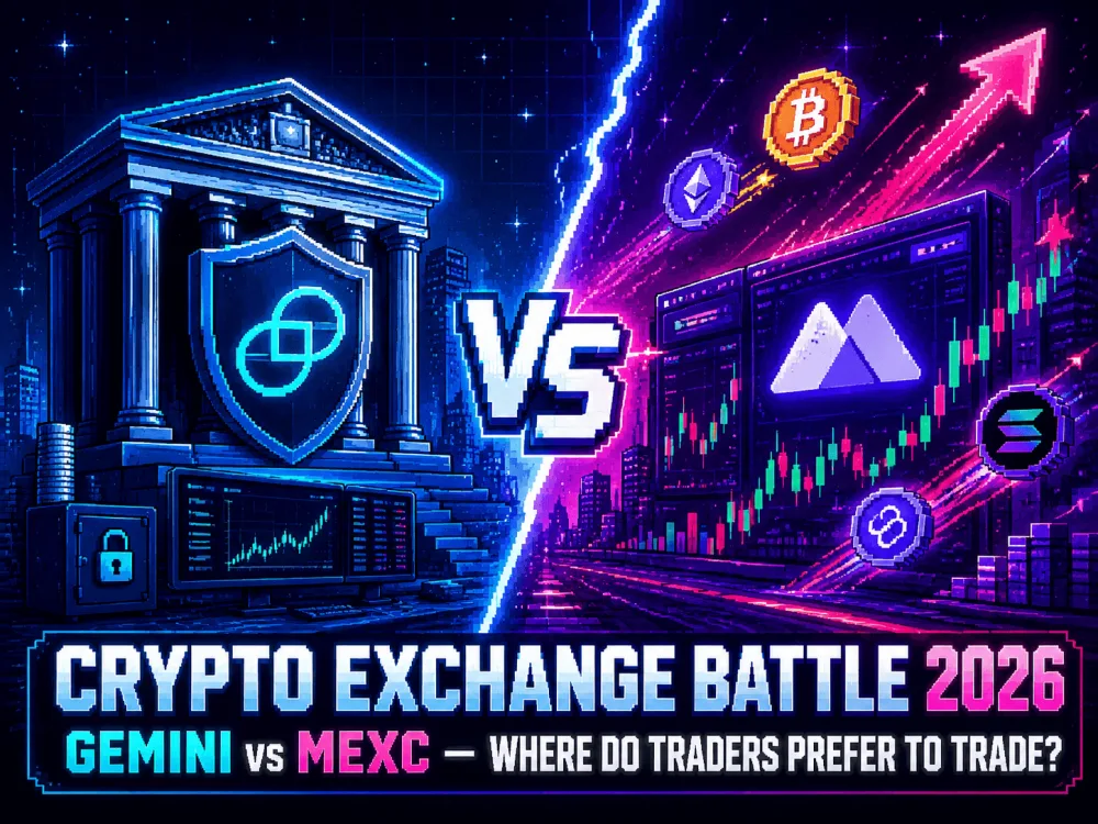 In 2026, competition among cryptocurrency exchanges has shifted beyond mere listings of Bitcoin, Ethereum, or dominant alternatives. Nearly every credible platform offers these by now....
The post Crypto Exchange Battle 2026: Gemini vs MEXC — Where Do Traders…
