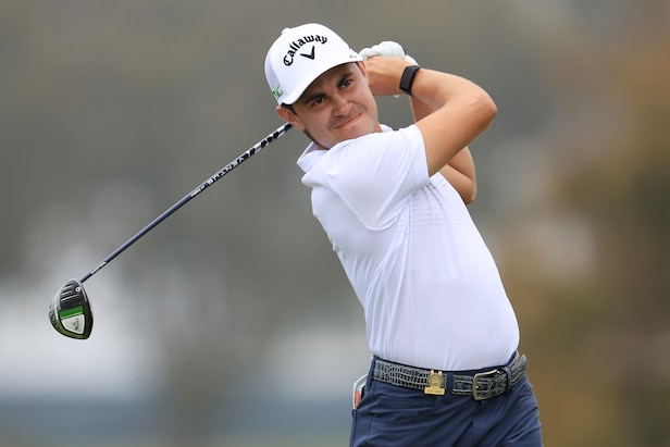 The seventh, Chris Nido, was forced to tee off with his friend's clubs after leaving his behind in Mexico.