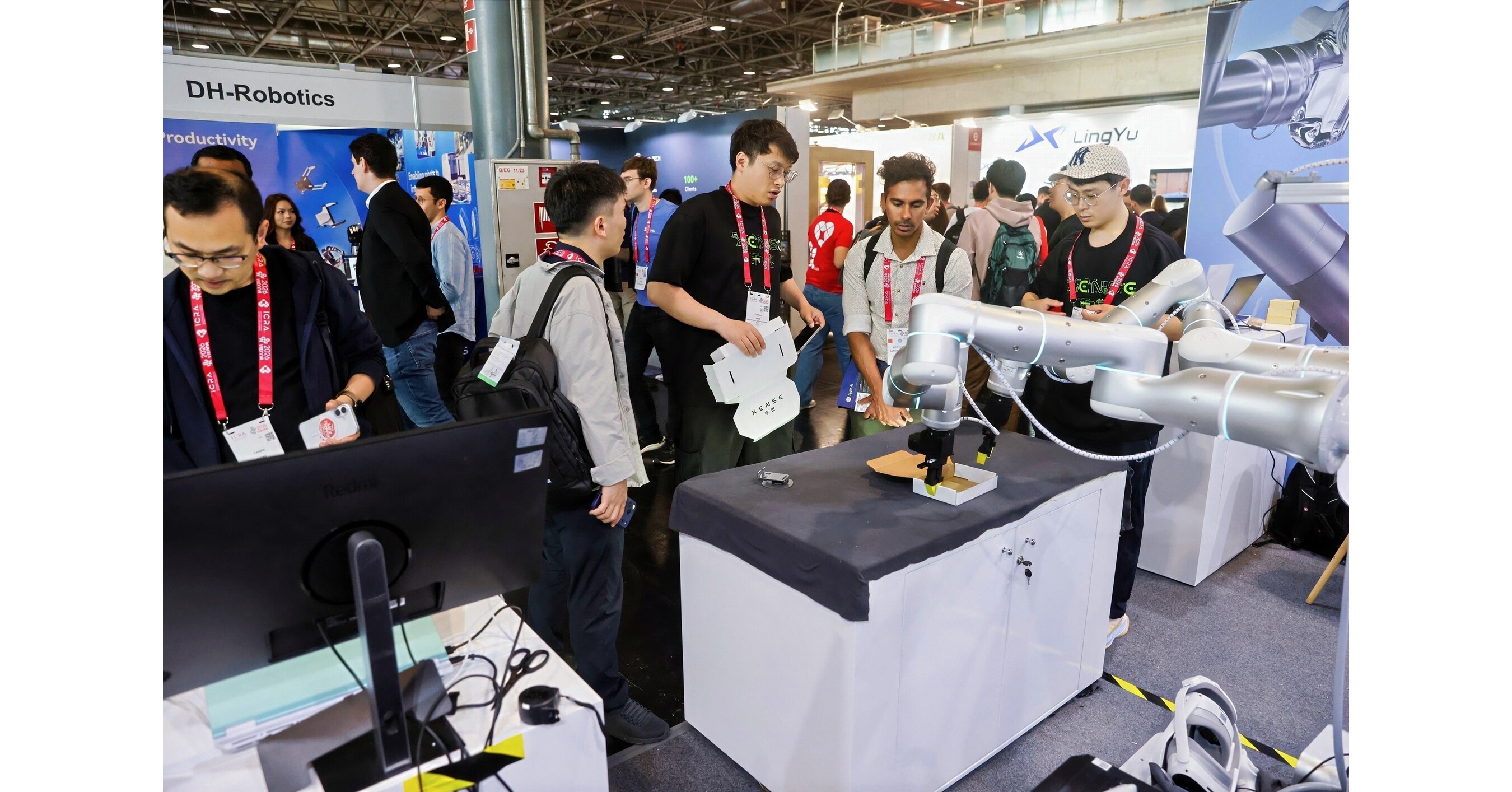 VIENNA, June 3, 2026 /PRNewswire/ -- From June 2 to June 4, 2026, ICRA, the flagship global conference in the field of robotics, was grandly held in Vienna, Austria. Xense Robotics appeared at Messe Wien Exhibition & Congress Center, Hall B-123. With "Touch I…