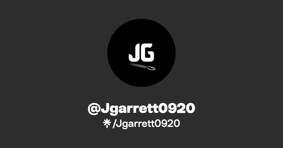 Jgarrett0920 Official: TikTok, Instagram, X, Twitch | Linktreelinktr.ee