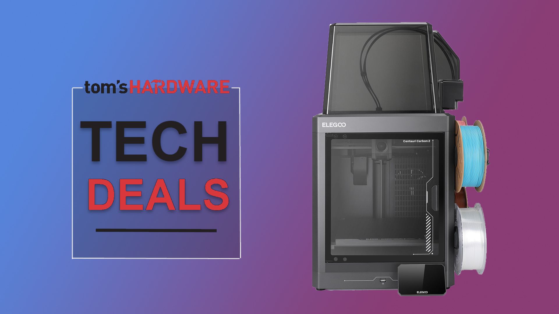 Elegoo’s family-friendly 3D printer offers seamless four-color printing, quick filament switching, and support for high-temperature materials.