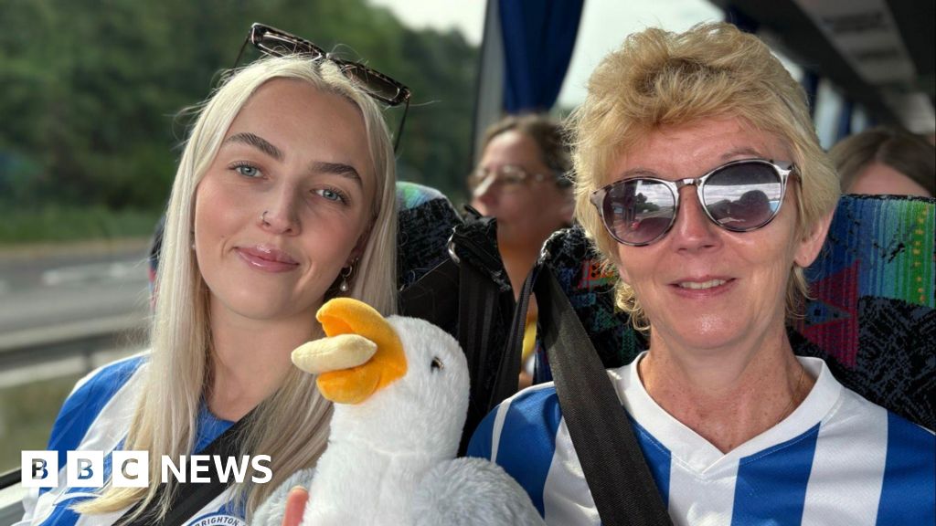 Fans head to London before Brighton & Hove Albion take on Man City in the Women's FA Cup final.