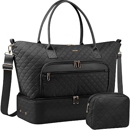 Hotor via Amazon [amazon.com] has *17.3" x 13.4" Hotor Carry-on Travel Duffle Bag w/ Toiletry Pouch and Shoe Compartment (Various)* for $29.99 - 50% = *$14.99 *when you apply code RX8L8VBM at...