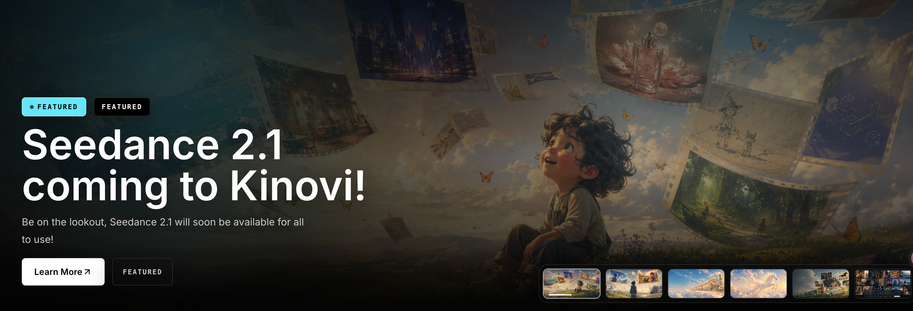 Kinovi offers Seedance 2.1 AI video generation via playground and API