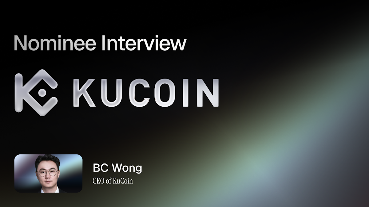 KuCoin is nominated for Best Trading Infrastructure for its institutional APIs, off-exchange settlement, RWA collateral, and TradingView data integration.