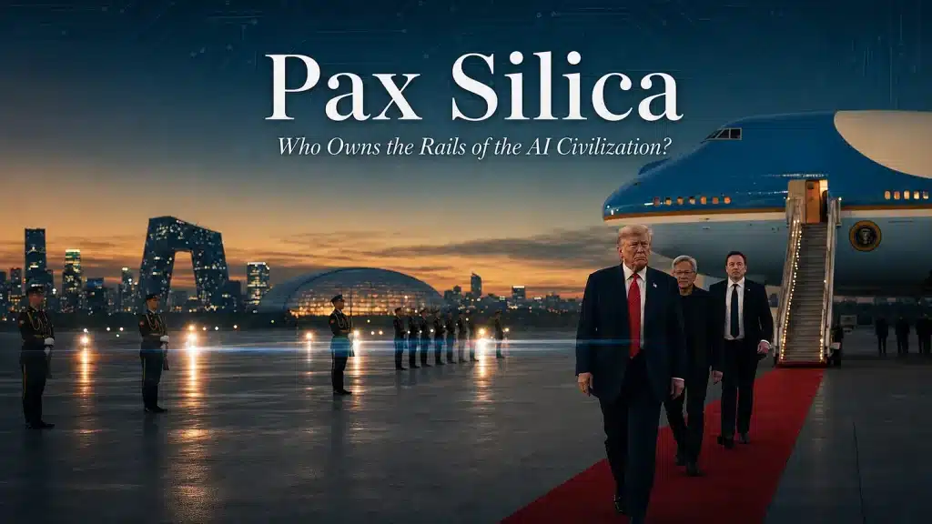 The Beijing summit, May 2026. President Trump arrived this week with a delegation of eighteen of America’s most powerful corporate executives — including Elon Musk and Nvidia’s Jensen Huang aboard Air Force One — to negotiate the future of the AI supply chain…
